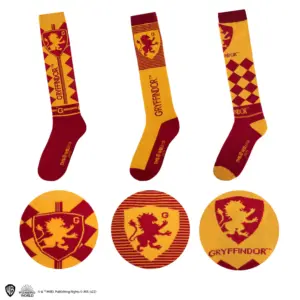3er Set Strümpfe "Gryffindor"
