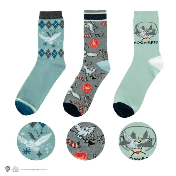 3er Set Socken "Hedwig"