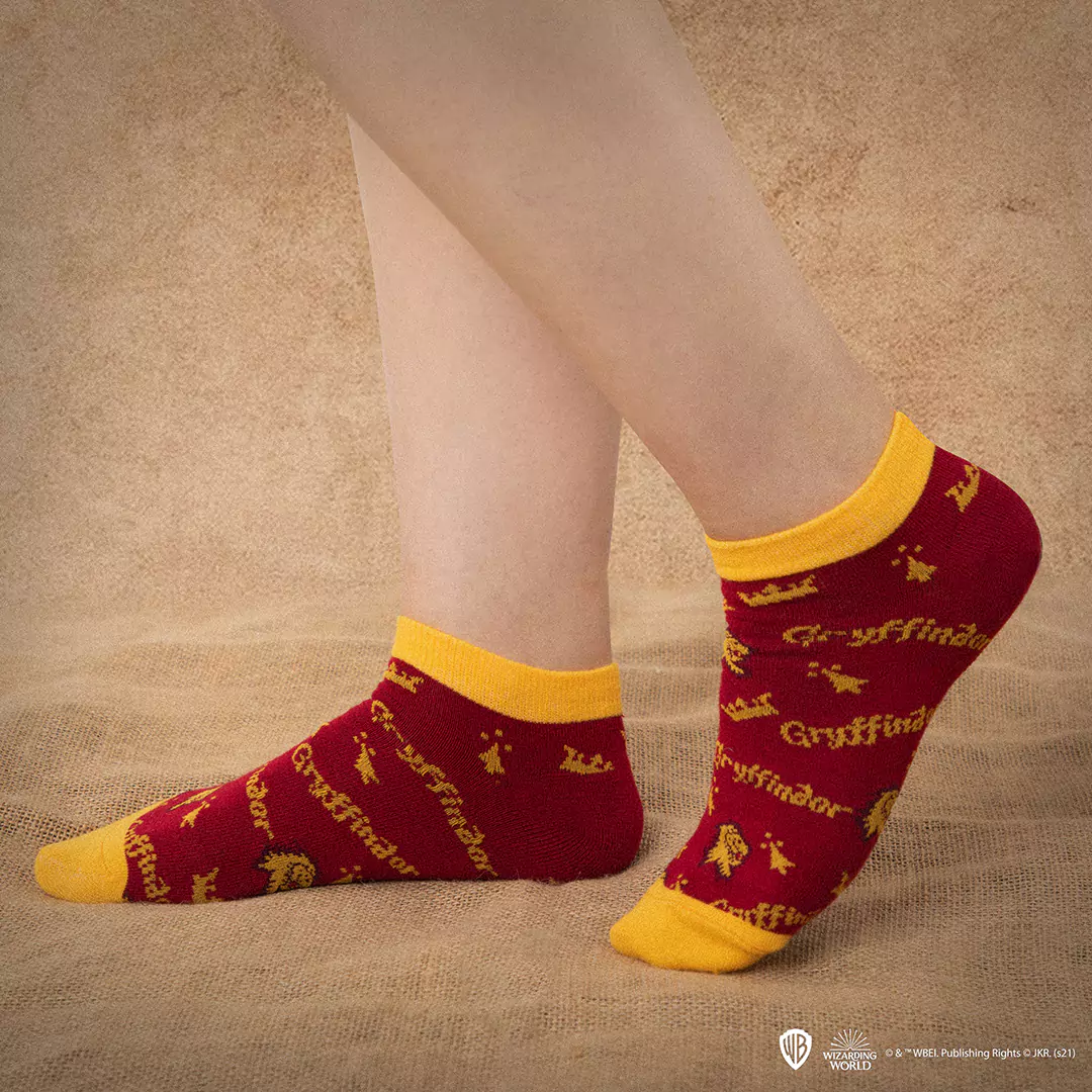 3er Set Knöchelsocken "Gryffindor" – Bild 2
