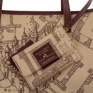 Shopping Handtasche "Karte des Rumtreibers" – Bild 4