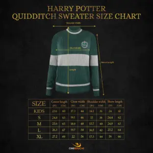 Quidditch Strickpullover "Slytherin" – Bild 5