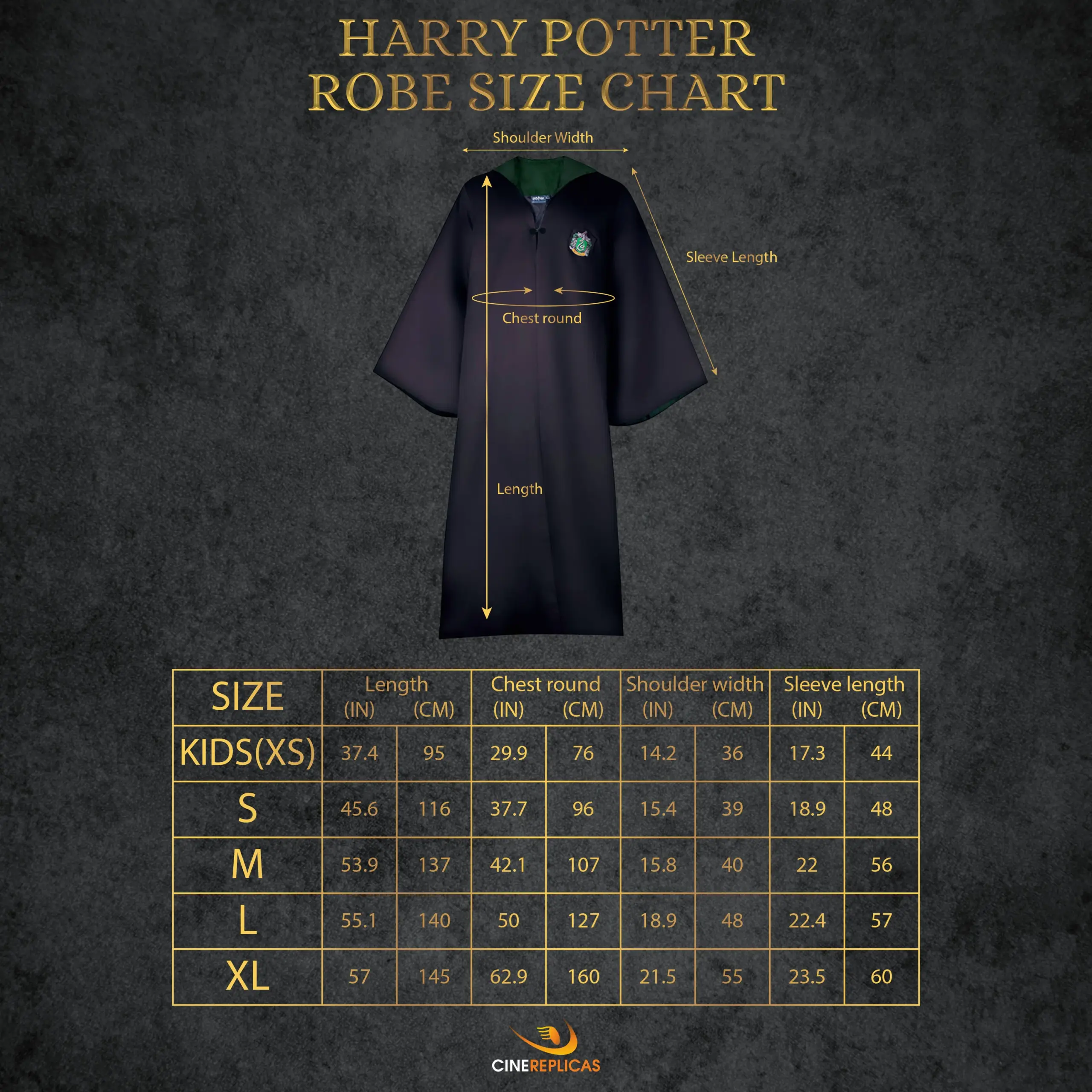 Hogwarts Robe "Slytherin" Kids – Bild 7